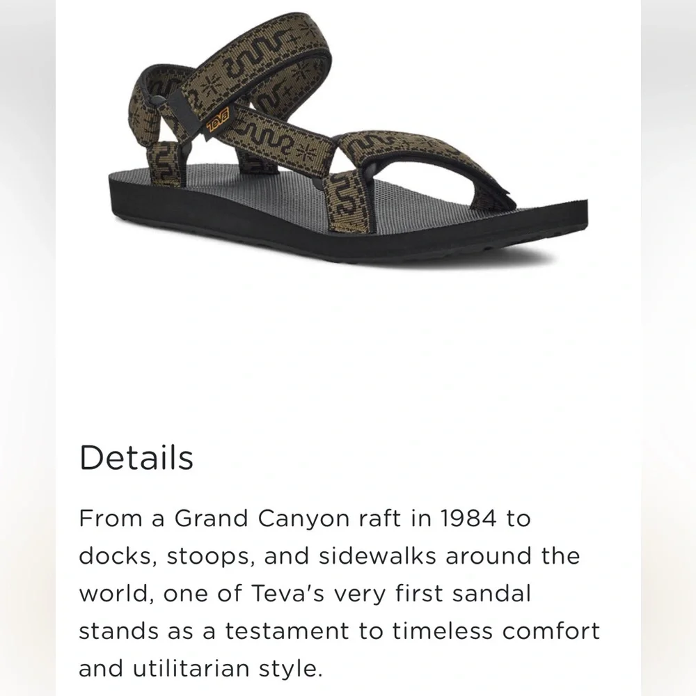 New with box, Teva Hommes sandals, size 11 - Picture 2 of 8